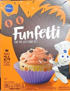 PILLSBURY Funfetti 'Halloween' Cake Mix with Candy Bits 432 gr